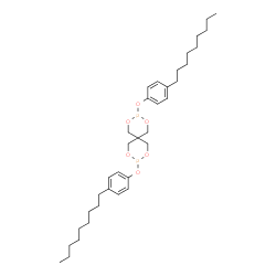 ChemSpider 2D Image | 3,9-Bis(4-nonylphenoxy)-2,4,8,10-tetraoxa-3,9-diphosphaspiro[5.5]undecane | C35H54O6P2