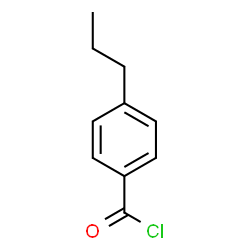 ChemSpider 2D Image | 4-Propylbenzoyl chloride | C10H11ClO