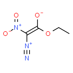 ChemSpider 2D Image | (E)-2-Diazonio-1-ethoxy-2-nitroethenolate | C4H5N3O4
