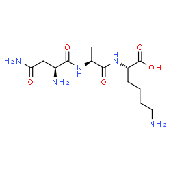 ChemSpider 2D Image | L-Asparaginyl-L-alanyl-L-lysine | C13H25N5O5
