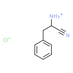 ChemSpider 2D Image | 1-Cyano-2-phenylethanaminium chloride | C9H11ClN2