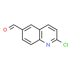 ChemSpider 2D Image | 2-Chloro-6-quinolinecarbaldehyde | C10H6ClNO