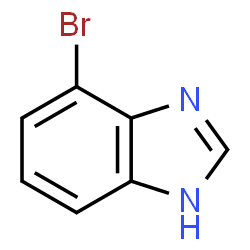 ChemSpider 2D Image | 4-Bromo-1H-benzimidazole | C7H5BrN2