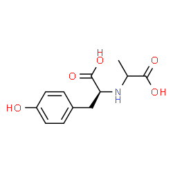 ChemSpider 2D Image | N-(1-Carboxyethyl)-L-tyrosine | C12H15NO5