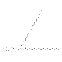 ChemSpider 2D Image | (18E)-4-Hydroxy-N,N,N-trimethyl-7-(palmitoyloxy)-3,5,9-trioxa-4-phosphaheptacos-18-en-1-aminium 4-oxide | C42H85NO7P