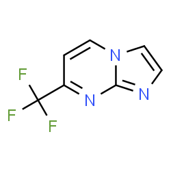 ChemSpider 2D Image | 7-Trifluoromethyl-imidazo[1,2-a]pyrimidine | C7H4F3N3