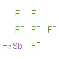 ChemSpider 2D Image | antimony hexafluoride | F6Sb