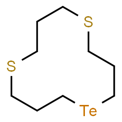 ChemSpider 2D Image | 1,5-Dithia-9-telluracyclododecane | C9H18S2Te