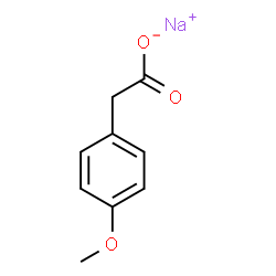 ChemSpider 2D Image | Sodium (4-methoxyphenyl)acetate | C9H9NaO3