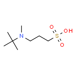 ChemSpider 2D Image | 3-[Methyl(2-methyl-2-propanyl)amino]-1-propanesulfonic acid | C8H19NO3S