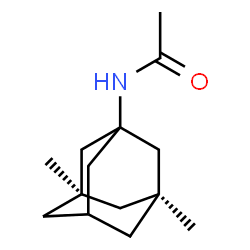 ChemSpider 2D Image | N-[(3R,5S)-3,5-Dimethyladamantan-1-yl]acetamide | C14H23NO