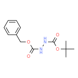 ChemSpider 2D Image | Benzyl tert-butyl hydrazine-1,2-dicarboxylate | C13H18N2O4