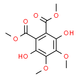 ChemSpider 2D Image | Dimethyl 3,6-dihydroxy-4,5-dimethoxyphthalate | C12H14O8