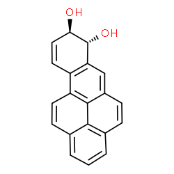 ChemSpider 2D Image | (7R,8R)-7,8-Dihydrobenzo[pqr]tetraphene-7,8-diol | C20H14O2