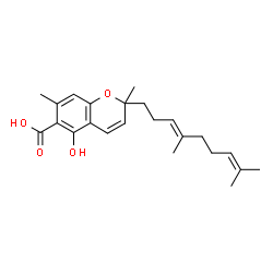 ChemSpider 2D Image | daurichromenic acid | C23H30O4