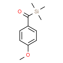 ChemSpider 2D Image | (4-Methoxyphenyl)(trimethylsilyl)methanone | C11H16O2Si