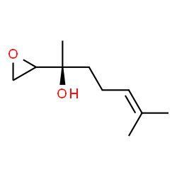 ChemSpider 2D Image | (2S)-6-Methyl-2-(2-oxiranyl)-5-hepten-2-ol | C10H18O2