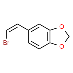 ChemSpider 2D Image | 5-[(Z)-2-Bromovinyl]-1,3-benzodioxole | C9H7BrO2