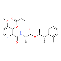 ChemSpider 2D Image | metarylpicoxamid | C24H30N2O6