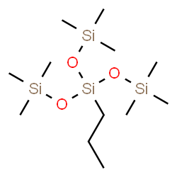 ChemSpider 2D Image | 1,1,1,5,5,5-Hexamethyl-3-propyl-3-[(trimethylsilyl)oxy]trisiloxane | C12H34O3Si4