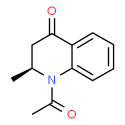 ChemSpider 2D Image | (2S)-1-Acetyl-2-methyl-2,3-dihydro-4(1H)-quinolinone | C12H13NO2