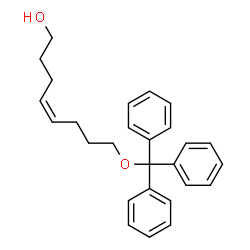 ChemSpider 2D Image | (4Z)-8-(Trityloxy)-4-octen-1-ol | C27H30O2