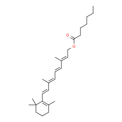 ChemSpider 2D Image | O~15~-Heptanoylretinol | C27H42O2