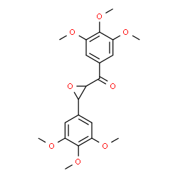 ChemSpider 2D Image | (3,4,5-Trimethoxyphenyl)[3-(3,4,5-trimethoxyphenyl)-2-oxiranyl]methanone | C21H24O8
