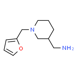 ChemSpider 2D Image | 1-[1-(2-Furylmethyl)-3-piperidinyl]methanamine | C11H18N2O