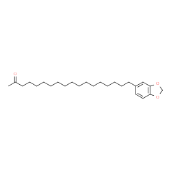 ChemSpider 2D Image | 18-(1,3-Benzodioxol-5-yl)-2-octadecanone | C25H40O3