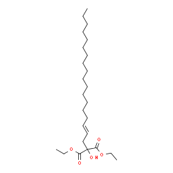 ChemSpider 2D Image | Diethyl hydroxy[(2E)-2-octadecen-1-yl]malonate | C25H46O5