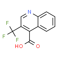 ChemSpider 2D Image | 3-(Trifluoromethyl)-4-quinolinecarboxylic acid | C11H6F3NO2