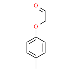 ChemSpider 2D Image | p-Methylphenoxyacetaldehyde | C9H10O2