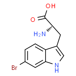 ChemSpider 2D Image | 6-Bromo-D-tryptophan | C11H11BrN2O2