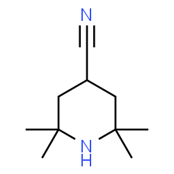ChemSpider 2D Image | 2,2,6,6-Tetramethyl-4-piperidinecarbonitrile | C10H18N2