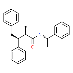 ChemSpider 2D Image | (2R,3S)-2-Methyl-3,4-diphenyl-N-[(1S)-1-phenylethyl]butanamide | C25H27NO