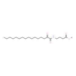ChemSpider 2D Image | Methyl 4-[(2-oxohexadecanoyl)amino]butanoate | C21H39NO4