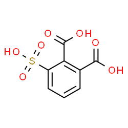 ChemSpider 2D Image | 3-Sulfophthalic acid | C8H6O7S