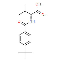ChemSpider 2D Image | N-[4-(2-Methyl-2-propanyl)benzoyl]-D-valine | C16H23NO3