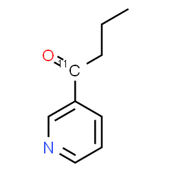ChemSpider 2D Image | 1-(3-Pyridinyl)-1-(1-~11~C)butanone | C811CH11NO