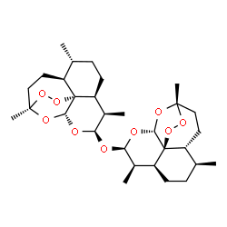 ChemSpider 2D Image | (1S,4R,5S,8S,9R,10S,12R,13S,1'R,4'S,5'R,8'S,9'R,10'S,12'R,13'R)-10,10'-Oxybis(1,5,9-trimethyl-11,14,15,16-tetraoxatetracyclo[10.3.1.0~4,13~.0~8,13~]hexadecane) | C30H46O9