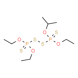 ChemSpider 2D Image | diethoxy-[[ethoxy(isopropoxy)phosphinothioyl]disulfanyl]-thioxo-$l^{5}-phosphane | C9H22O4P2S4