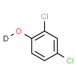 ChemSpider 2D Image | 2,4-Dichloro(O-~2~H)phenol | C6H3DCl2O