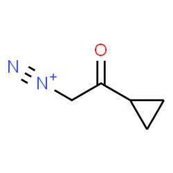ChemSpider 2D Image | 2-Cyclopropyl-2-oxoethanediazonium | C5H7N2O
