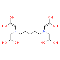 ChemSpider 2D Image | 2,2',2'',2'''-(1,5-Pentanediyldinitrilo)tetra(1,1-ethenediol) | C13H22N2O8