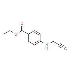 ChemSpider 2D Image | 3-{[4-(Ethoxycarbonyl)phenyl]amino}-1-propyn-1-ide | C12H12NO2
