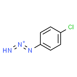 ChemSpider 2D Image | 1-(4-Chlorophenyl)-1,2-triazadien-2-ium | C6H5ClN3