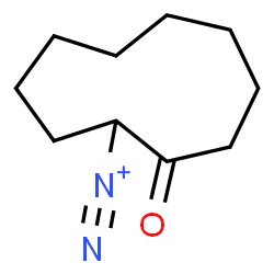 ChemSpider 2D Image | 2-Oxocyclodecanediazonium | C10H17N2O