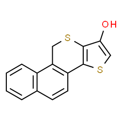 ChemSpider 2D Image | 10H-Benzo[h]thieno[3,2-c]isothiochromen-1-ol | C15H10OS2