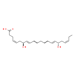 ChemSpider 2D Image | (4Z,7S,8E,15E,17S,19Z)-7,17-Dihydroxy-4,8,10,13,15,19-docosahexaenoic acid | C22H32O4